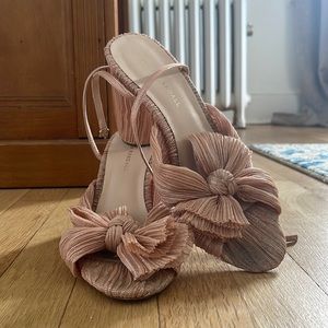 Loeffler Randall Camellia heel, blush color